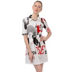 Be Strong  Belted Shirt Dress