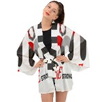 Be Strong  Long Sleeve Kimono