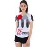 Be Strong  Back Cut Out Sport T-Shirt