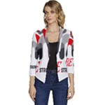 Be Strong  Women s Casual 3/4 Sleeve Spring Jacket
