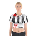 Be Strong Cotton Crop Top