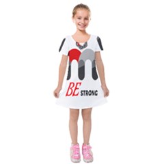 Be Strong Kids  Short Sleeve Velvet Dress from ZippyPress