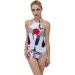 Be Strong Go with the Flow One Piece Swimsuit