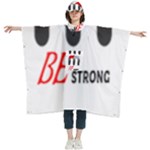 Be Strong Women s Hooded Rain Ponchos