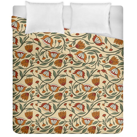 Floral Design Duvet Cover Double Side (California King Size) from ZippyPress