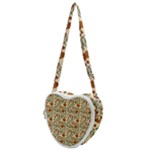 Floral Design Heart Shoulder Bag
