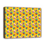Heart Diamond Pattern Deluxe Canvas 20  x 16  (Stretched)