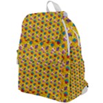 Heart Diamond Pattern Top Flap Backpack