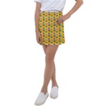 Heart Diamond Pattern Kids  Tennis Skirt