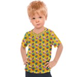 Heart Diamond Pattern Kids  Sports T-Shirt