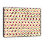 Summer Watermelon Pattern Canvas 16  x 12  (Stretched)