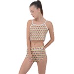 Summer Watermelon Pattern Summer Cropped Co-Ord Set