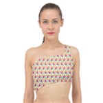 Summer Watermelon Pattern Spliced Up Bikini Top 