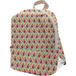 Summer Watermelon Pattern Zip Up Backpack