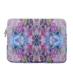 Abstract kaleidoscope 13  Vertical Laptop Sleeve Case With Pocket