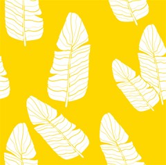 yellow banana leaves