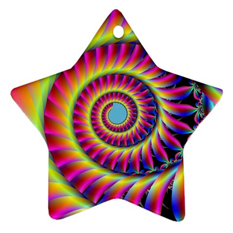 Fractal34 Star Ornament (Two Sides) from ZippyPress Front