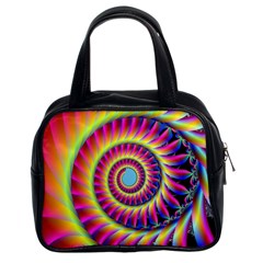 Fractal34 Classic Handbag (Two Sides) from ZippyPress Front