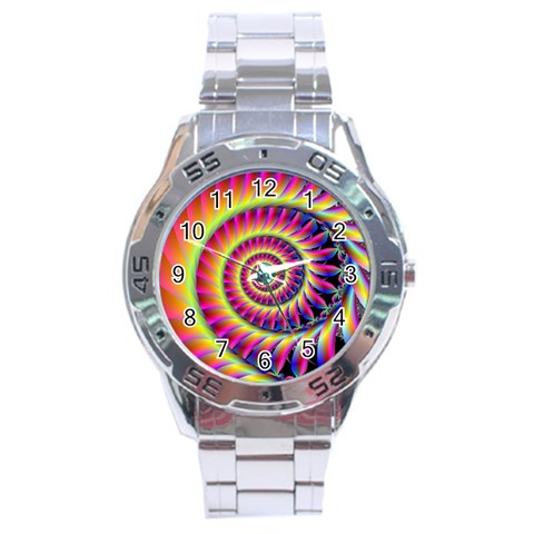 Fractal34 Stainless Steel Analogue Men’s Watch from ZippyPress Front