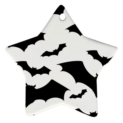 Deathrock Bats Ornament (Star) from ZippyPress Front