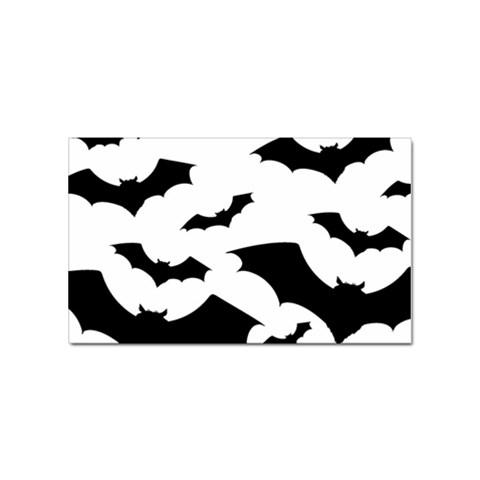 Deathrock Bats Sticker Rectangular (100 pack) from ZippyPress Front