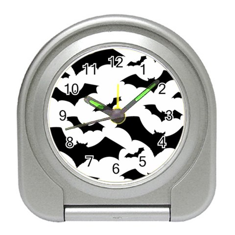 Deathrock Bats Travel Alarm Clock from ZippyPress Front