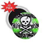 Deathrock Skull 2.25  Magnet (10 pack)