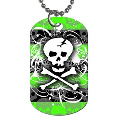 Deathrock Skull Dog Tag (Two Sides) from ZippyPress Back
