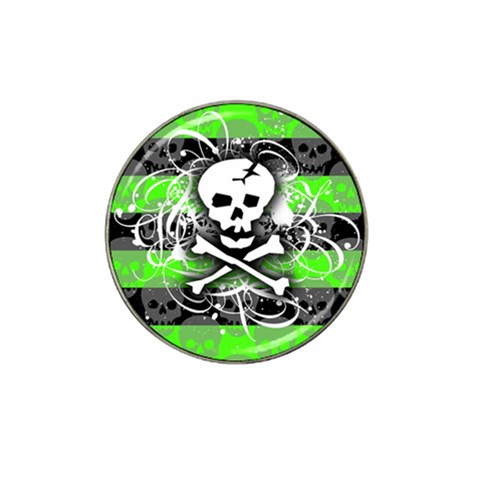 Deathrock Skull Hat Clip Ball Marker (10 pack) from ZippyPress Front