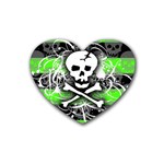 Deathrock Skull Heart Coaster (4 pack)