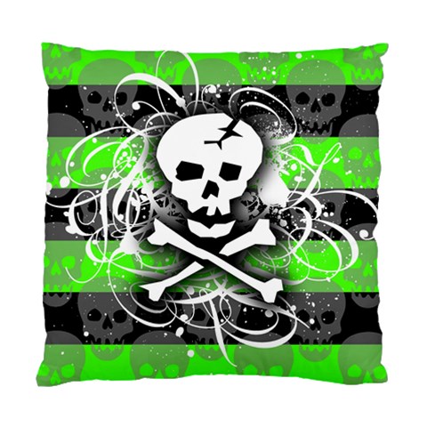 Deathrock Skull Cushion Case (One Side) from ZippyPress Front