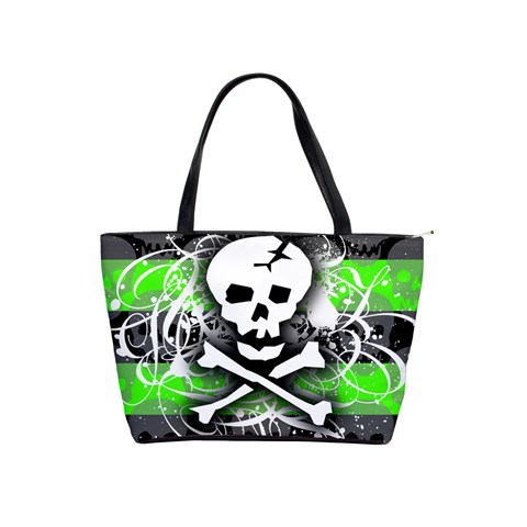 Deathrock Skull Classic Shoulder Handbag from ZippyPress Front