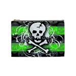 Deathrock Skull Cosmetic Bag (Medium)