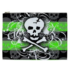 Deathrock Skull Cosmetic Bag (XXL) from ZippyPress Front