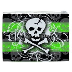Deathrock Skull Cosmetic Bag (XXL) from ZippyPress Back