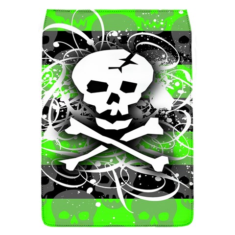 Deathrock Skull Removable Flap Cover (Small) from ZippyPress Front
