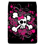 Girly Skull & Crossbones Removable Flap Cover (Large)