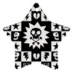 Gothic Punk Skull Ornament (Star)