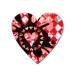 Love Heart Splatter Magnet (Heart)