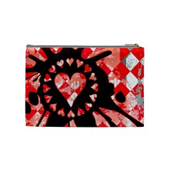 Love Heart Splatter Cosmetic Bag (Medium) from ZippyPress Back