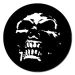 Morbid Skull Magnet 5  (Round)