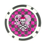 Princess Skull Heart Poker Chip Card Guard (10 pack)