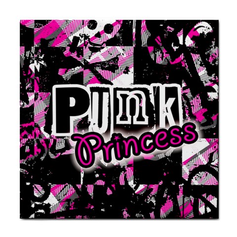 Punk Princess Tile Coaster from ZippyPress Front