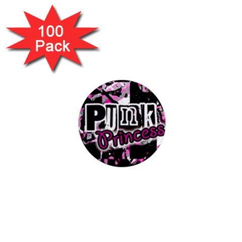 Punk Princess 1  Mini Magnet (100 pack)  from ZippyPress Front