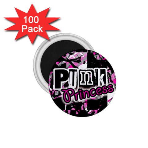 Punk Princess 1.75  Magnet (100 pack)  from ZippyPress Front