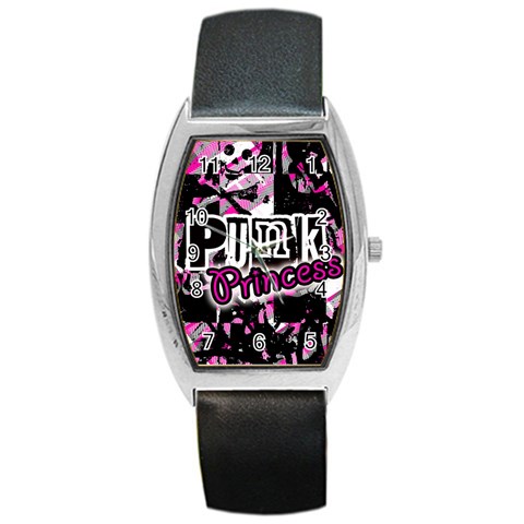 Punk Princess Barrel Style Metal Watch from ZippyPress Front