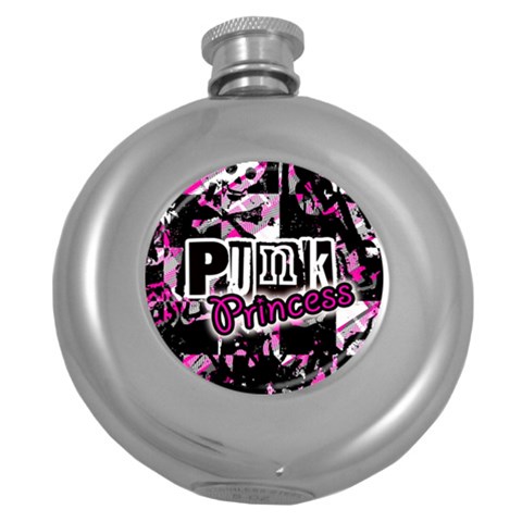 Punk Princess Hip Flask (5 oz) from ZippyPress Front
