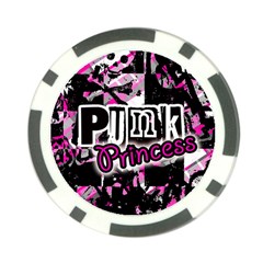 Punk Princess Poker Chip Card Guard from ZippyPress Front