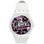 Punk Princess Round Plastic Sport Watch Medium