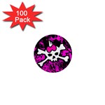 Punk Skull Princess 1  Mini Magnet (100 pack) 